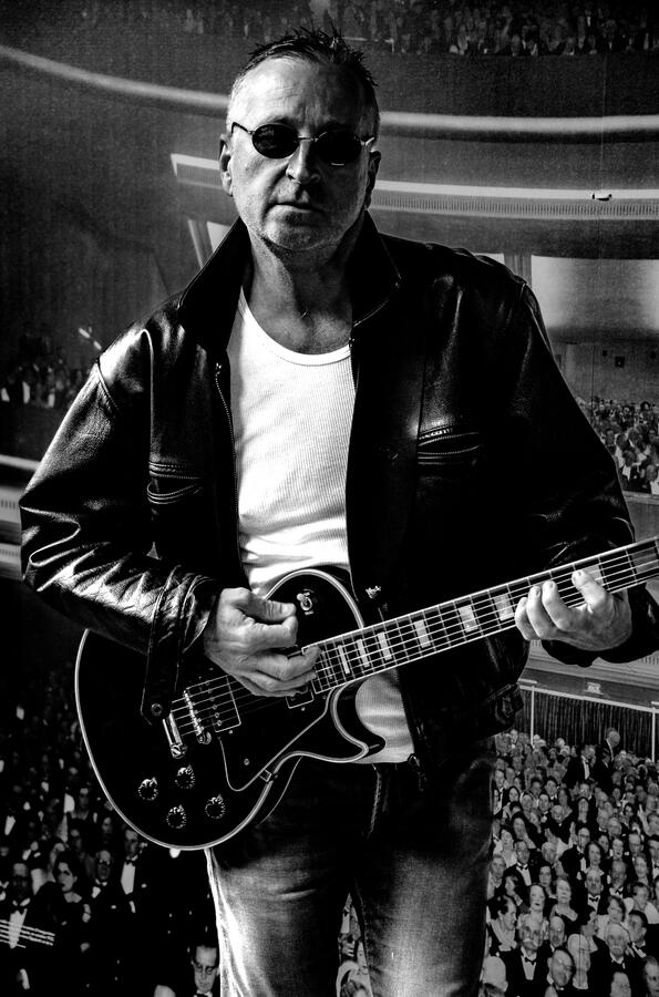 Independent rock musician portrait series, monochrome. Independent rock musician portrait series, monochrome.